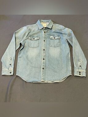 Topo Designs denim overshirt  mens XL pre-owned condition